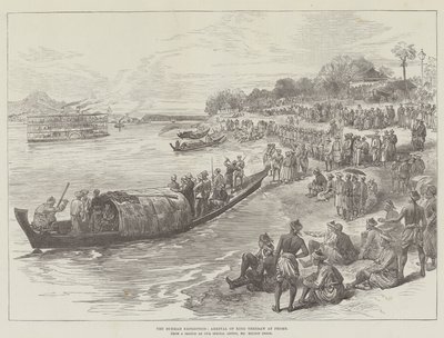 The Burmah Expedition, Arrival of King Theebaw at Prome by Melton Prior